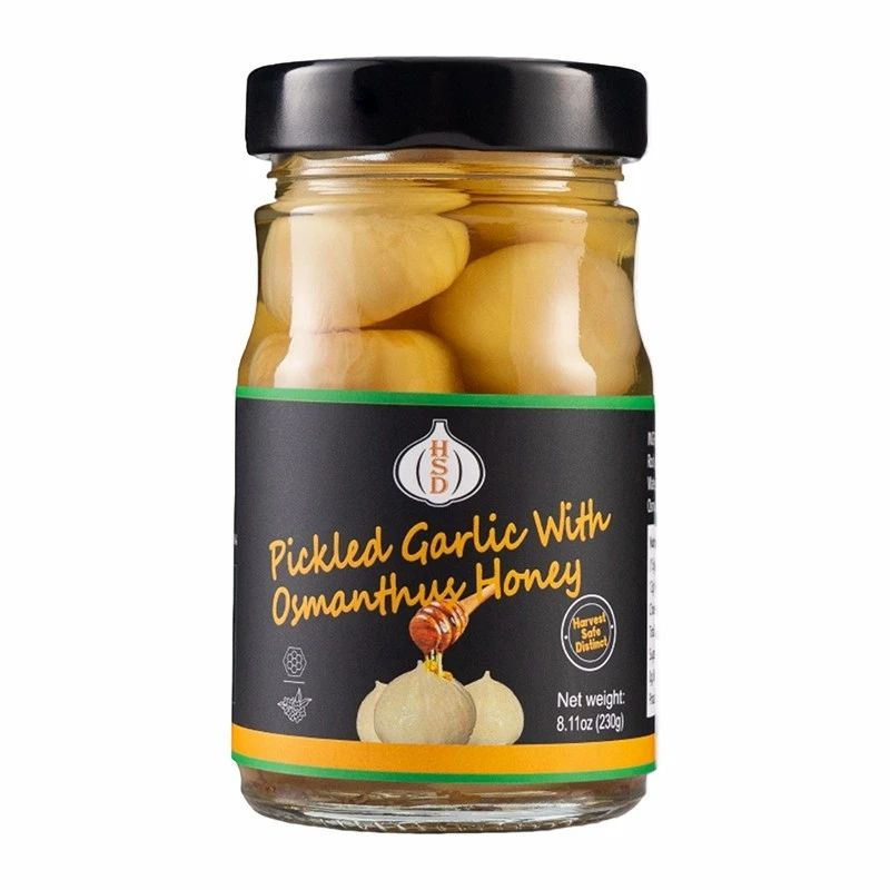 Pickled Garlic with Osmanthus Honey